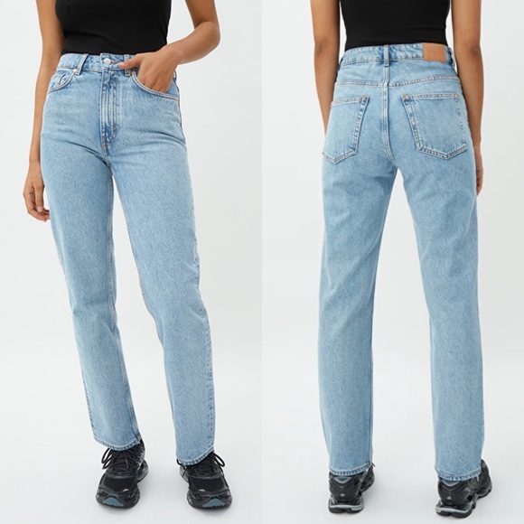 Weekday Voyage High Waist Comfort Straight Jeans - Picture 2 of 9